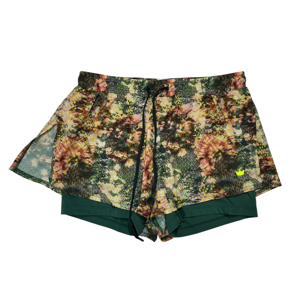 Shefit Women's Multicolor Animal Print Athletic Shorts size Medium